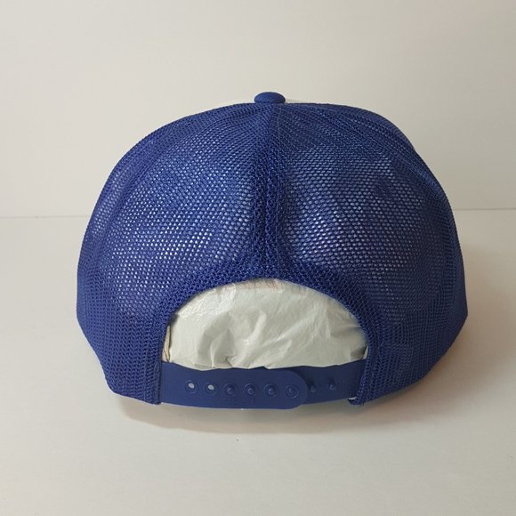 Vintage 80s MckINLEY & Taylor Hat Snapback Trucker Hat Classic Cap Blue Edmonton - Picture 7 of 15